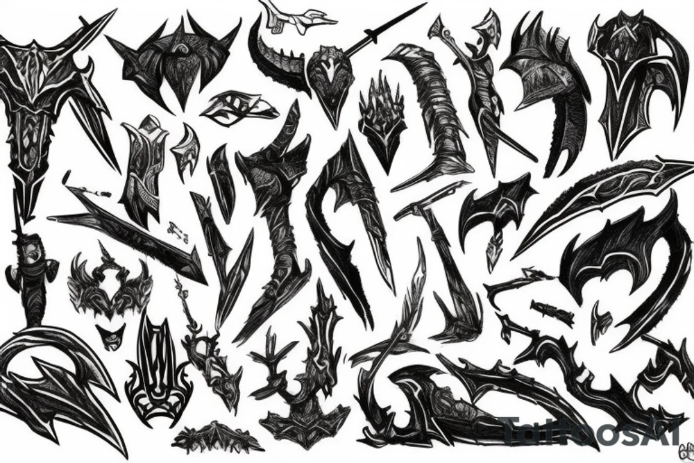 Skyrim tattoo idea