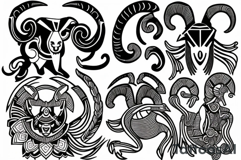 Ram aries tattoo idea