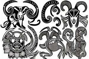 Ram aries tattoo idea
