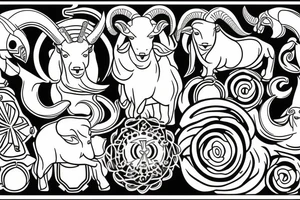 Ram aries tattoo idea