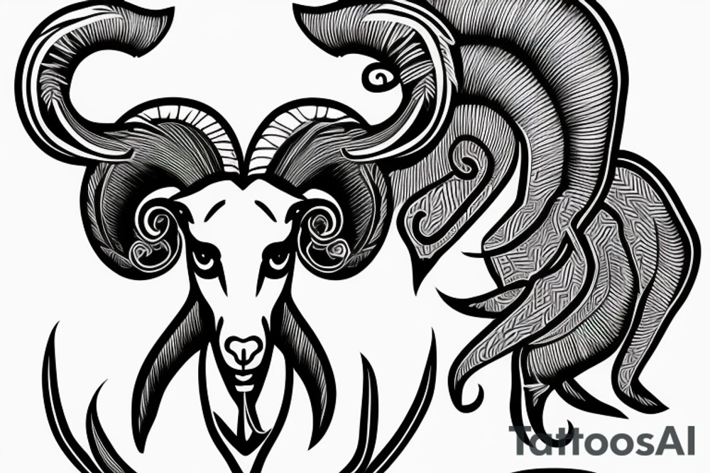 Ram aries tattoo idea