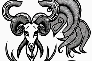 Ram aries tattoo idea