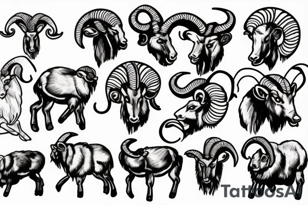 Ram aries tattoo idea