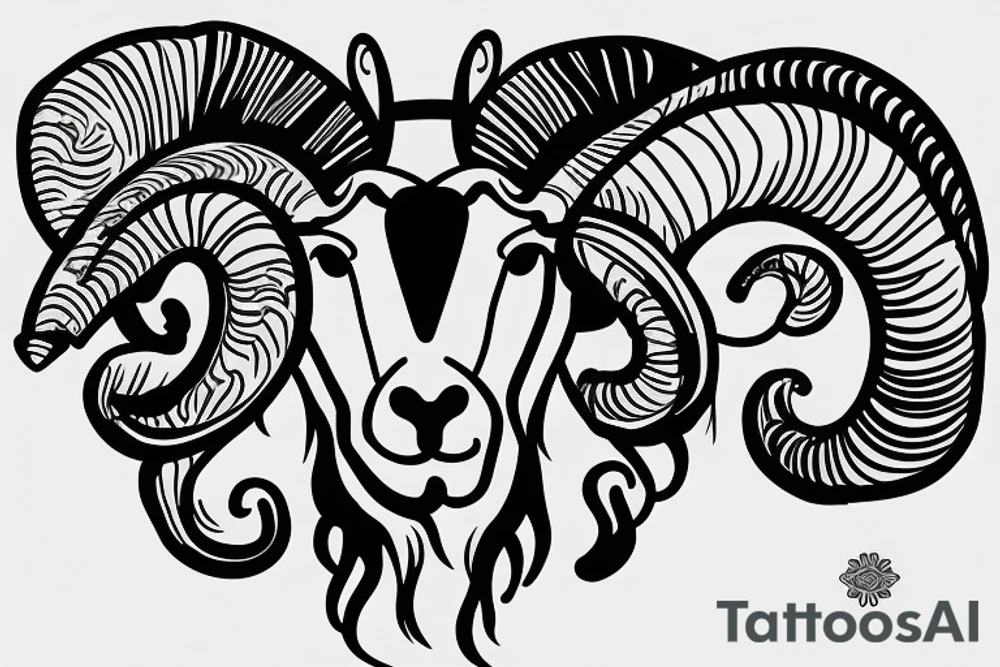 Ram aries tattoo idea