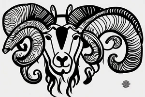 Ram aries tattoo idea