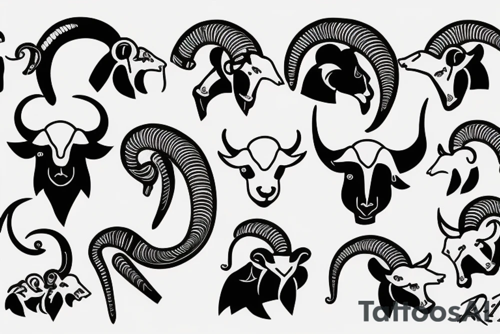 Ram aries tattoo idea