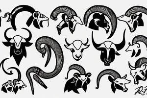 Ram aries tattoo idea