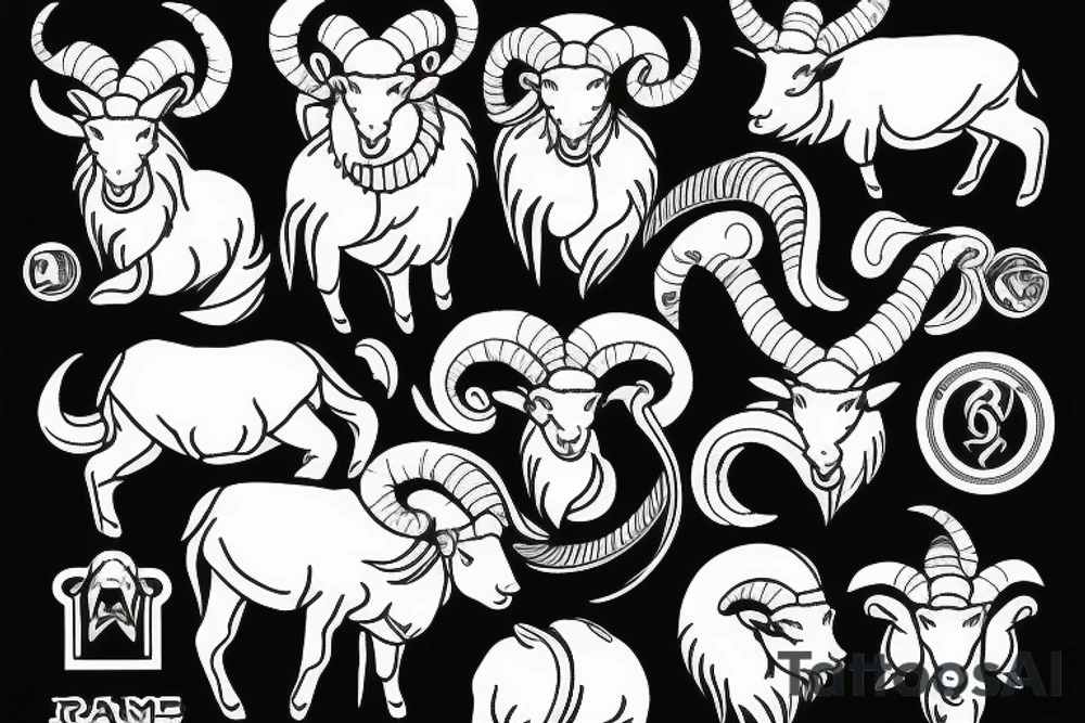 Ram aries tattoo idea