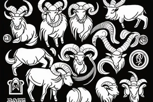 Ram aries tattoo idea