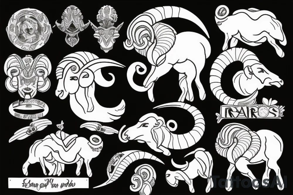 Ram aries tattoo idea