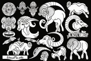 Ram aries tattoo idea