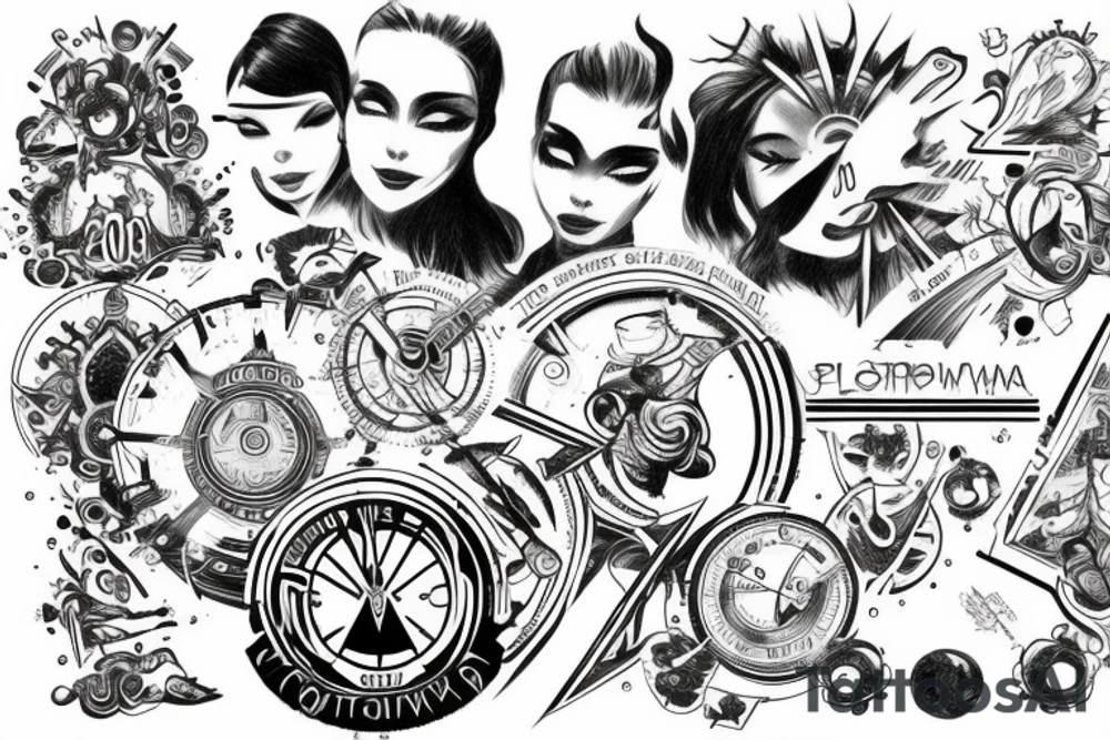 tomorrowland core stage 2022 tattoo idea