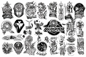 tomorrowland core stage 2022 tattoo idea