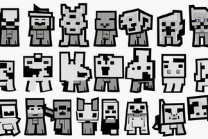 Minecraft tattoo idea