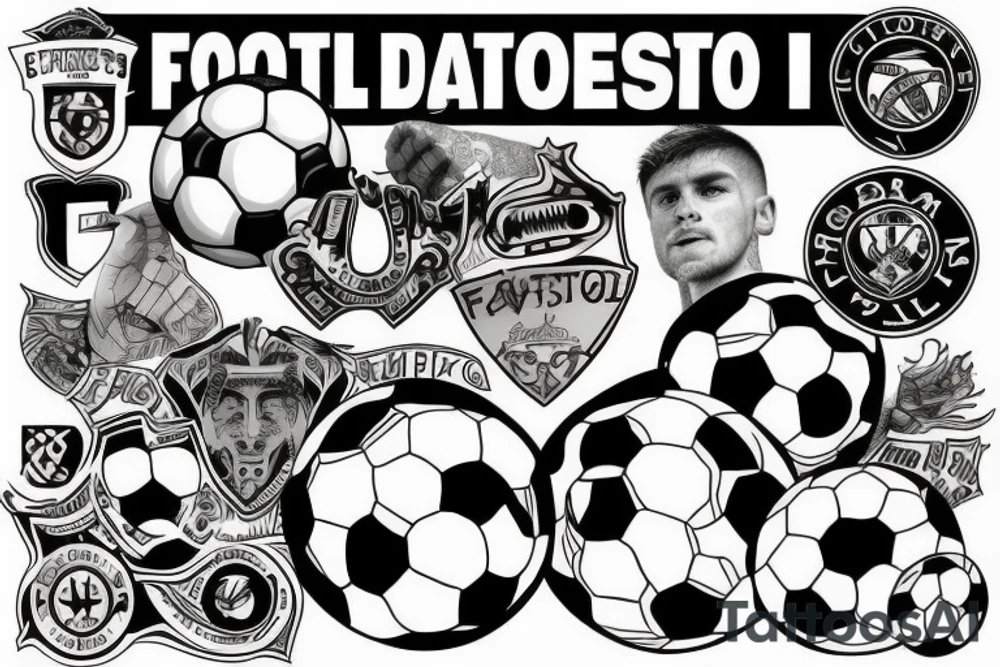 Futbol tattoo idea