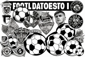 Futbol tattoo idea