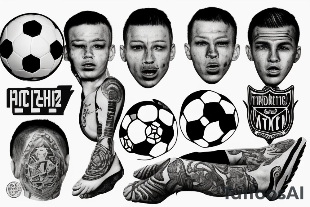 Futbol tattoo idea