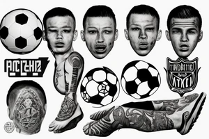 Futbol tattoo idea