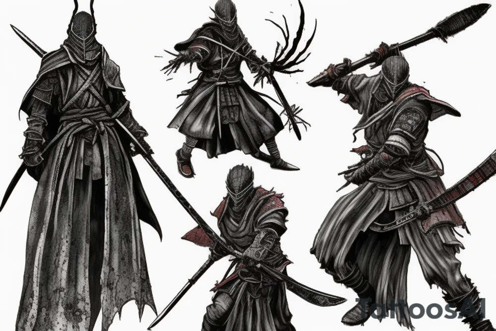 Dark Souls
Sekiro
Bloodborne tattoo idea