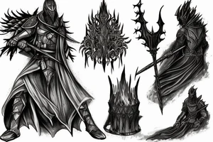 Dark Souls
Ashen One
Bonfire
Firekeeper tattoo idea