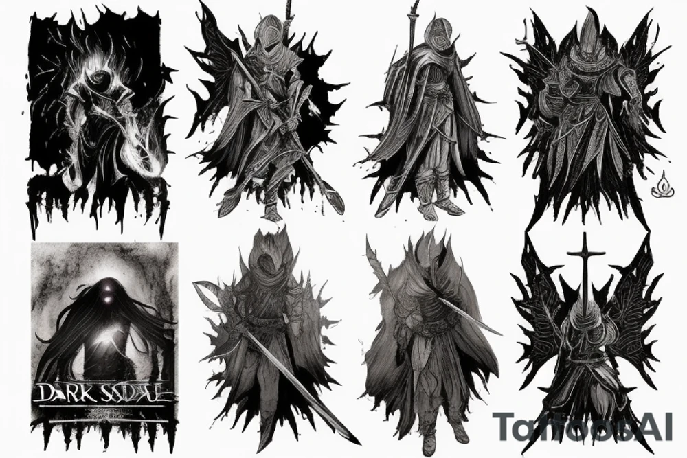 Dark Souls
Ashen One
Bonfire
Firekeeper tattoo idea
