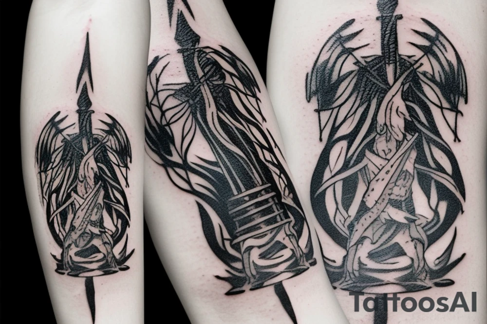 Dark Souls
Ashen One
Bonfire
Firekeeper
Elden Ring tattoo idea