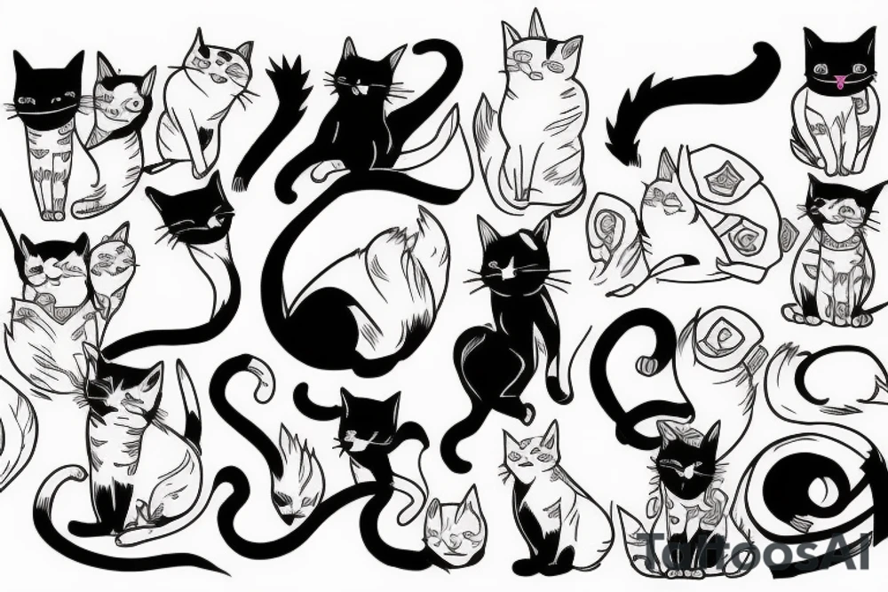 cat naruto tattoo idea