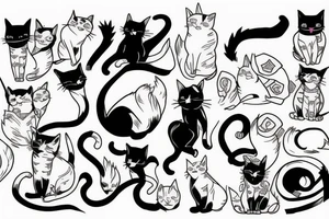 cat naruto tattoo idea