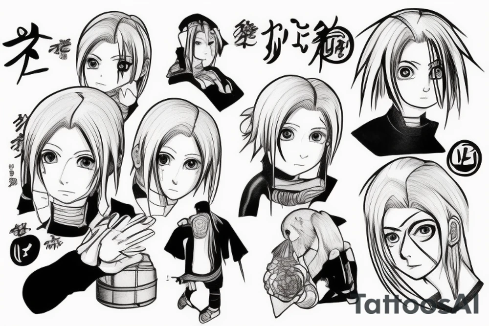Sakura Haruno Manga tattoo idea