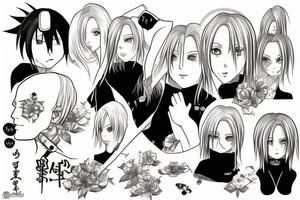 Sakura Haruno Manga tattoo idea