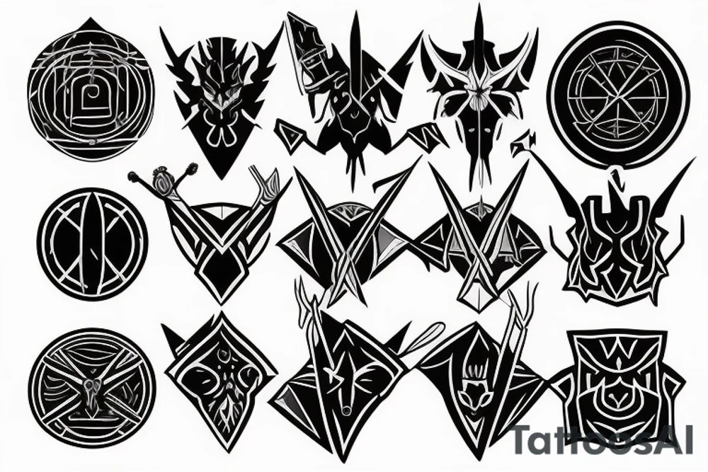 Witcher signs tattoo idea