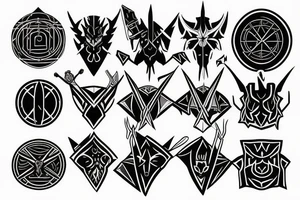 Witcher signs tattoo idea