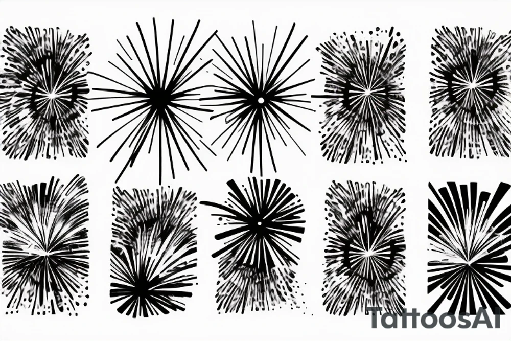 fireworks tattoo idea