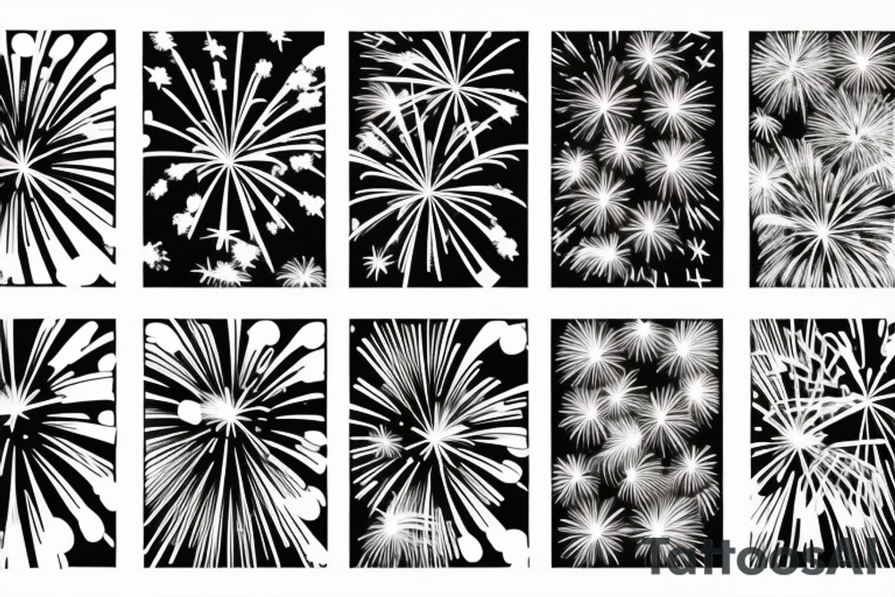 fireworks tattoo idea