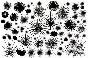 fireworks tattoo idea