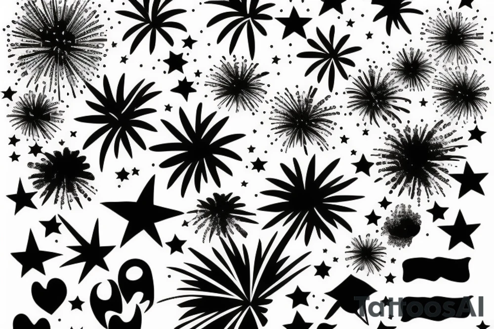 fireworks tattoo idea