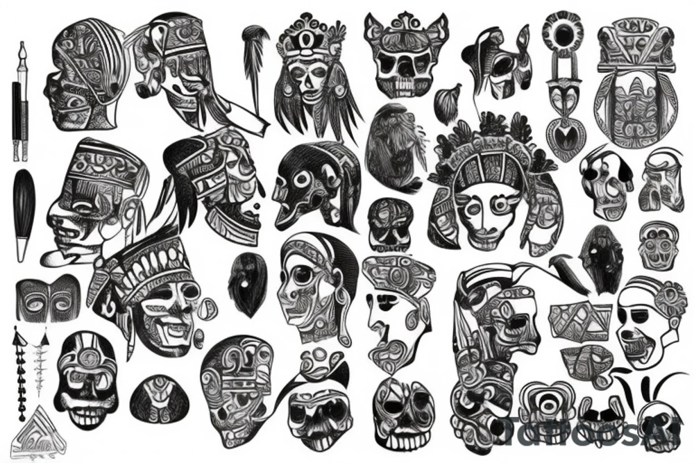 Inca art tattoo idea