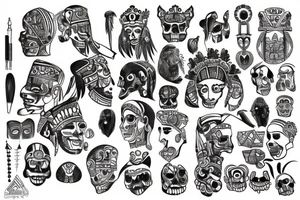 Inca art tattoo idea