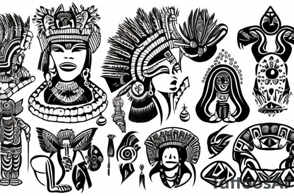 Inca art tattoo idea