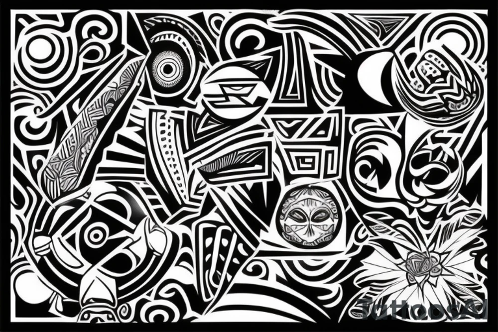 Peruvian art tattoo idea