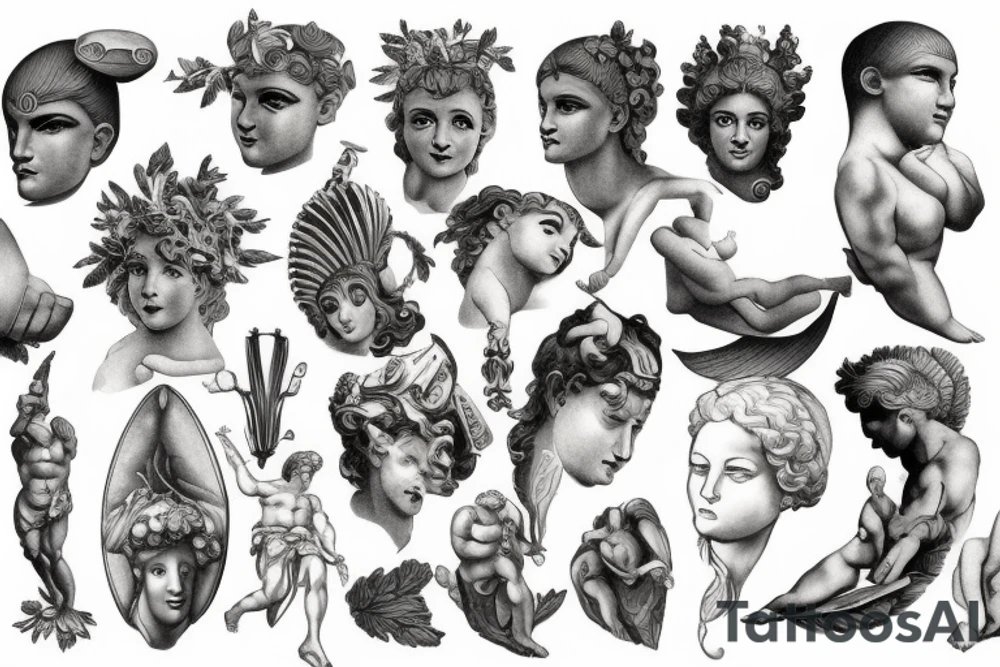 Greek Gods tattoo idea