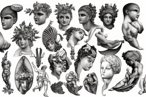 Greek Gods tattoo idea