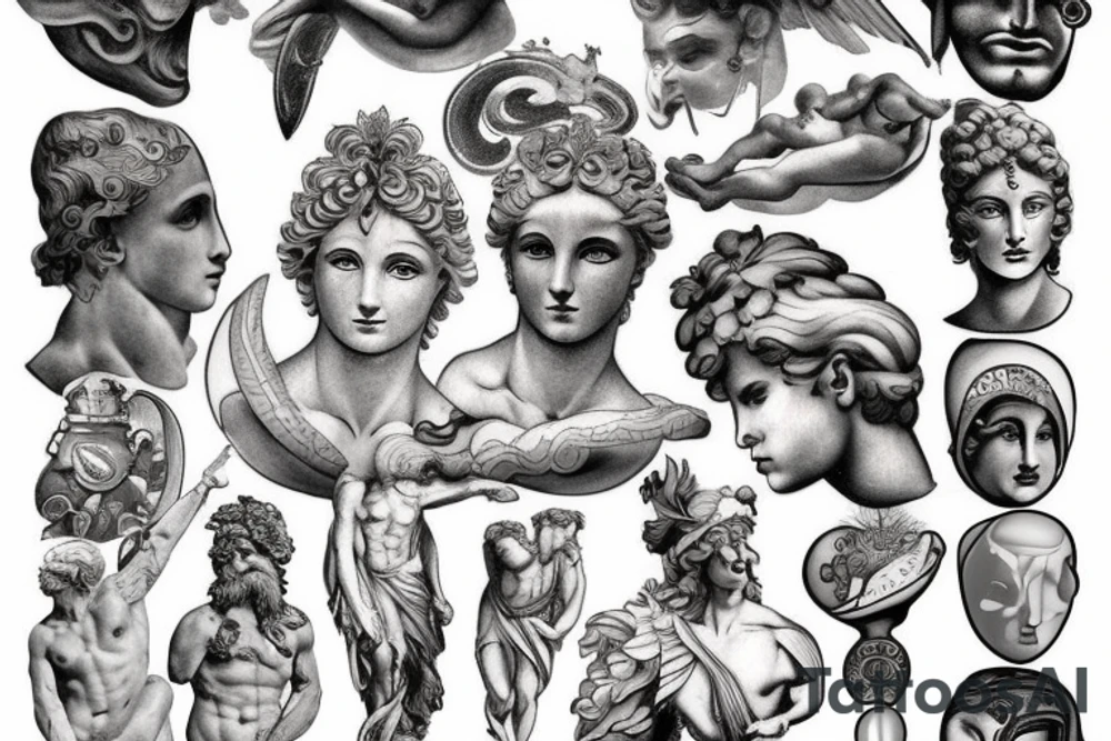 Greek Gods tattoo idea