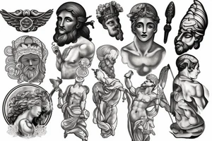 Greek Gods tattoo idea