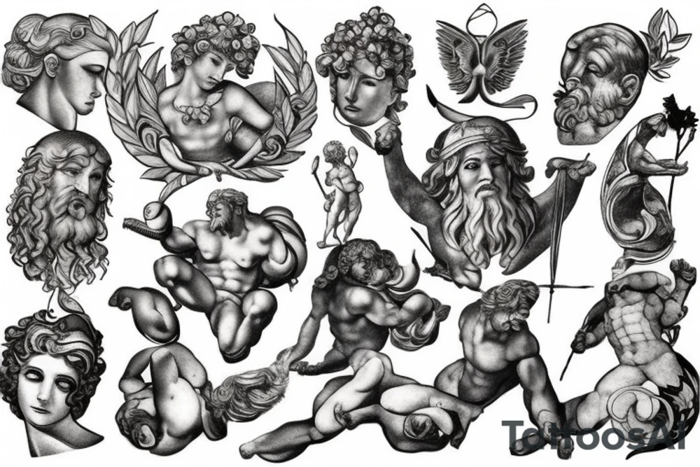 Greek Gods tattoo idea