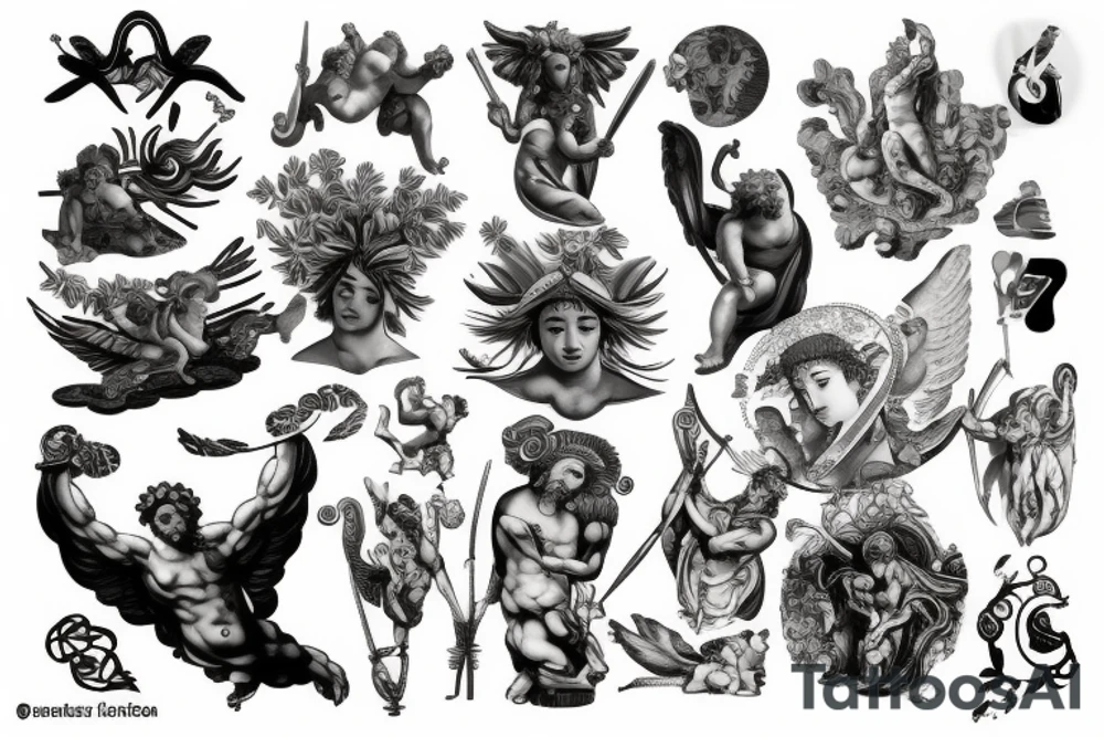 Greek Gods tattoo idea