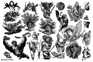 Greek Gods tattoo idea