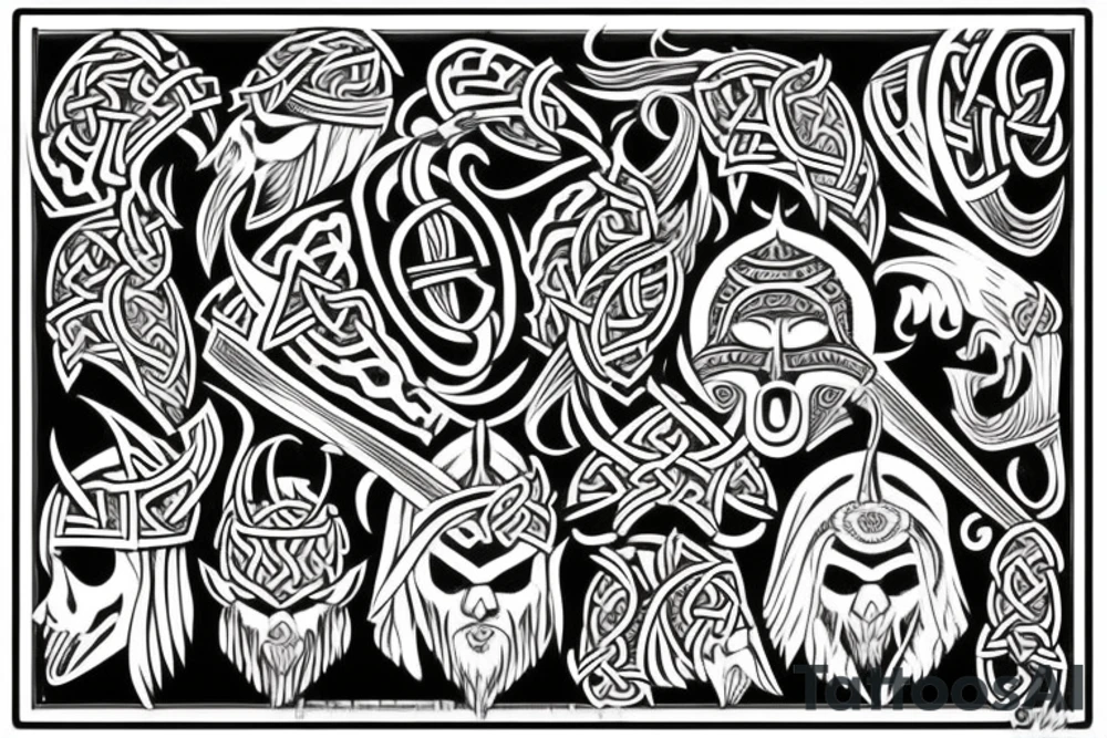 Viking tattoo idea