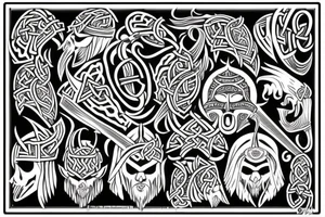 Viking tattoo idea