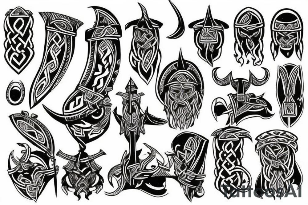 Viking tattoo idea